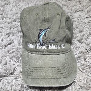 Hilton Head Island SC Olive Green Cap
